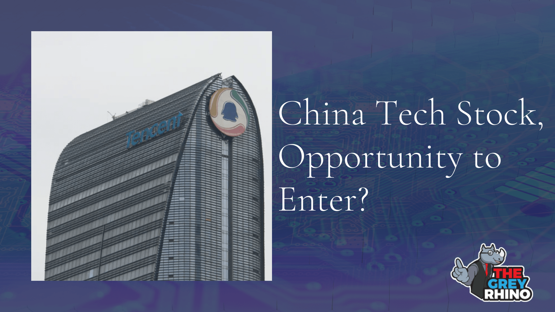 Is it an Opportunity to buy into China Tech Stocks now?